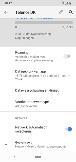 Selecteer Geavanceerd
