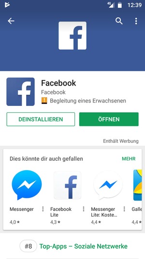 Wählen Sie ÖFFNEN