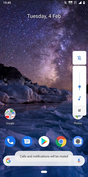 Select Mute to change to sound mode again