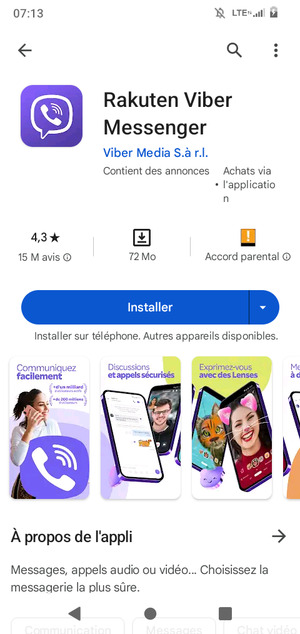Sélectionnez Installer