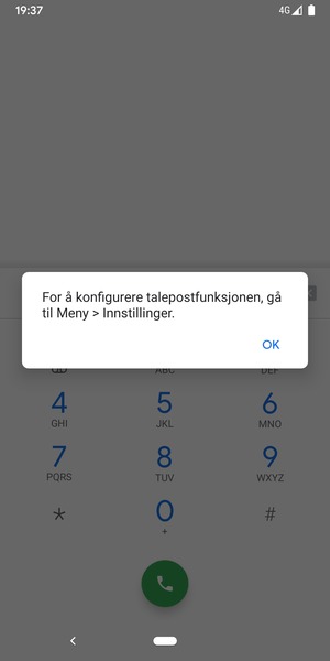 Hvis personsvar ikke er innstilt, velg OK
