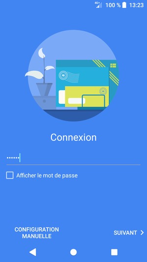 Saisissez votre mot de passe Hotmail et sélectionnez SUIVANT