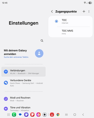 Ihr Handy ist nun für MMS eingerichtet