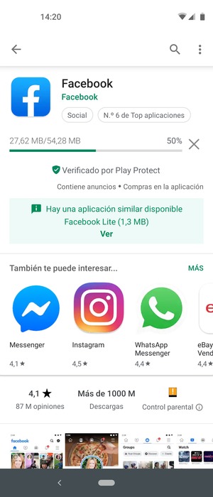 Espere a que el proceso de instalación finalice