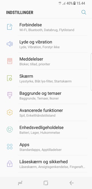 Vælg Forbindelse