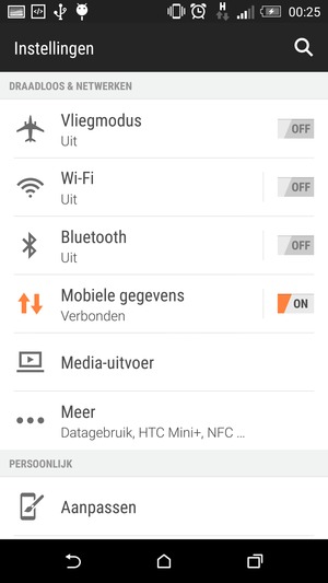 Selecteer Wi-Fi