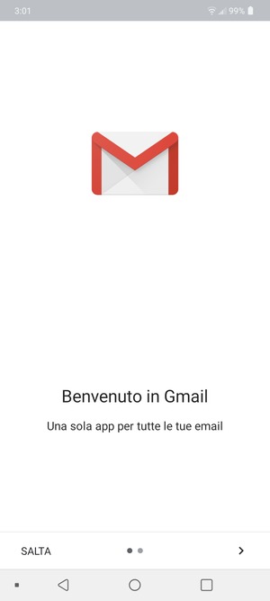 Seleziona AVANTI