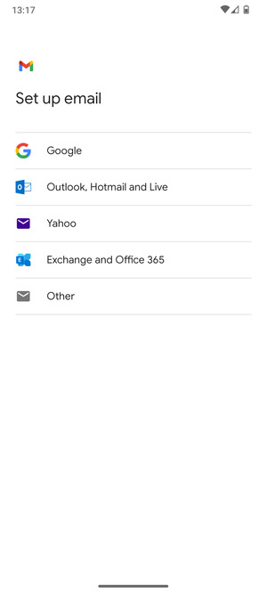 Select Outlook, Hotmail and Live