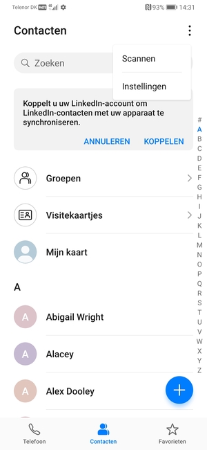 Selecteer Instellingen