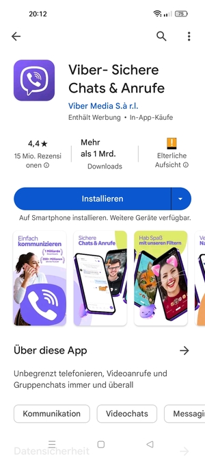 Wählen Sie Installieren
