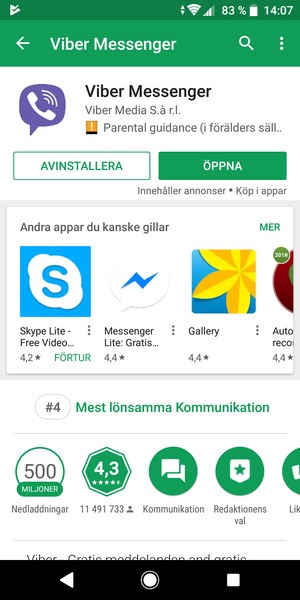 Välj ÖPPNA