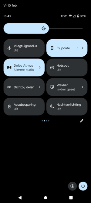 Selecteer Accubesparing
