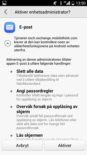 Velg Aktiver
