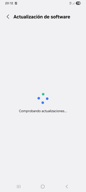 Espere a que la búsqueda termine
