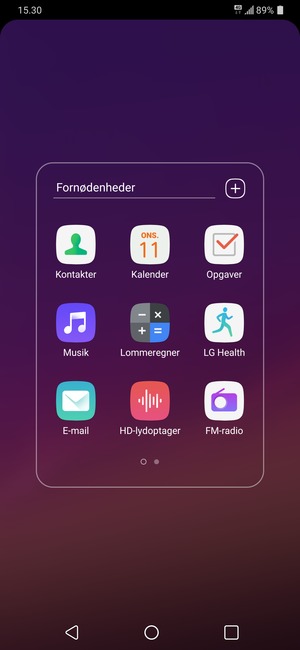 Vælg Kontakter