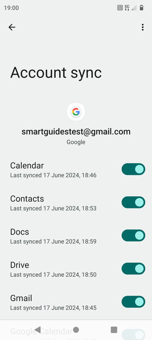Select the Menu button