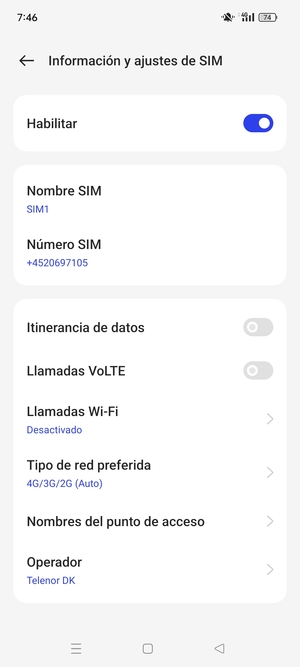 Seleccione Nombres del punto de acceso