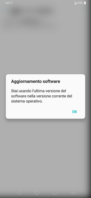 Se il tuo telefono è aggiornato, seleziona OK