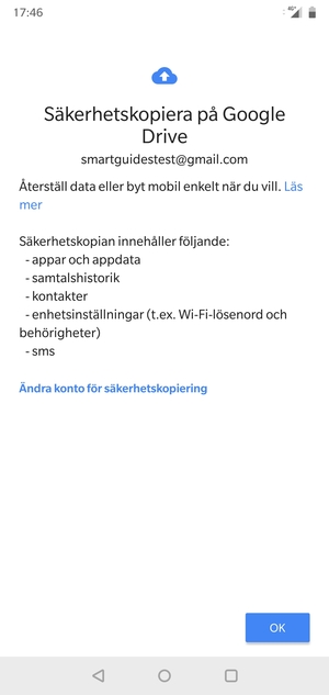 Välj OK