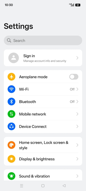 Select Mobile network