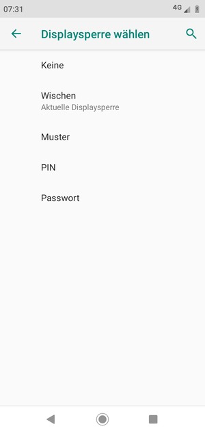 Wählen Sie Muster