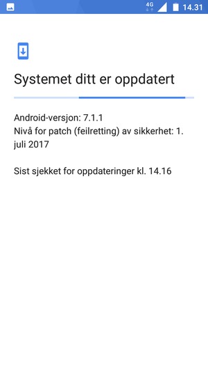 Vent til søket er ferdig