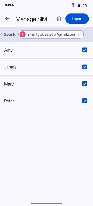 Select Import