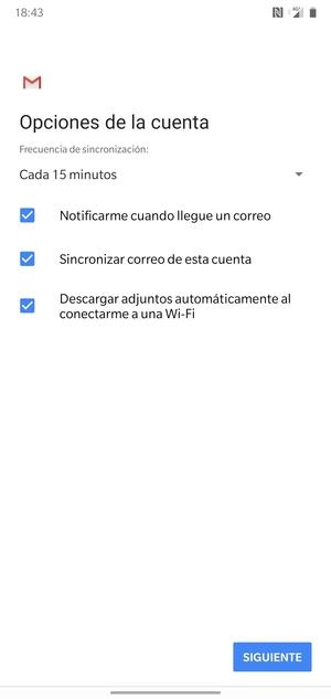Seleccione SIGUIENTE
