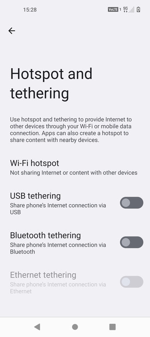 Select Wi-Fi hotspot