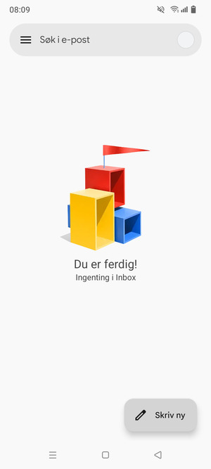 Hotmail er klar til bruk
