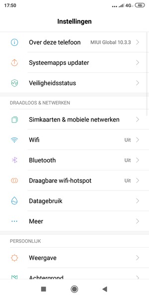 Selecteer Simkaarten & mobiele netwerken