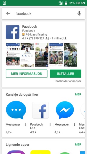 Velg app