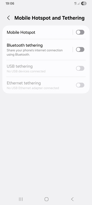 Select Mobile Hotspot
