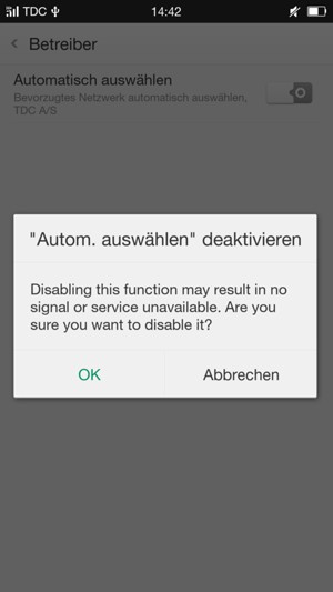 Wählen Sie OK
