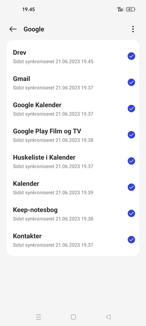 Vælg Menu-knappen