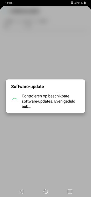 Wacht tot de zoekopdracht beëindigd is