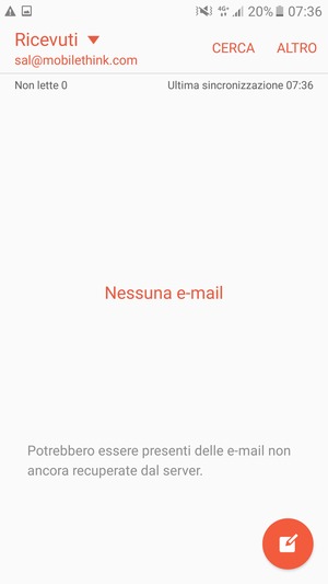 Il tuo account è pronto per l'uso
