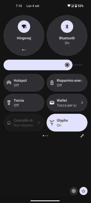 Disattiva Wi-Fi e Bluetooth
