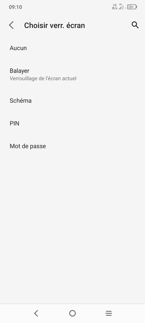 Sélectionnez Schéma
