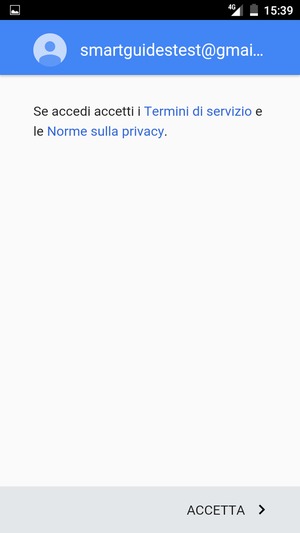 Seleziona ACCETTA