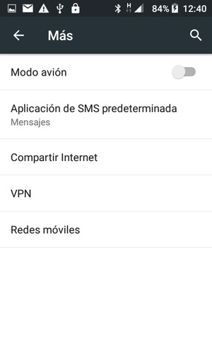 Seleccione Redes móviles