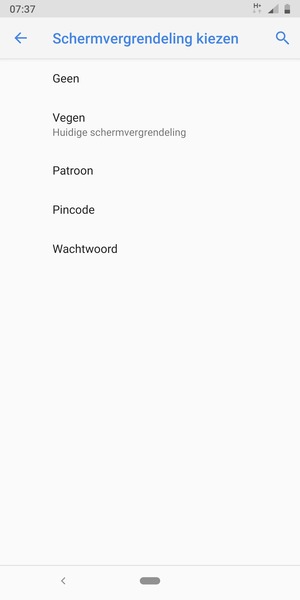 Selecteer Patroon