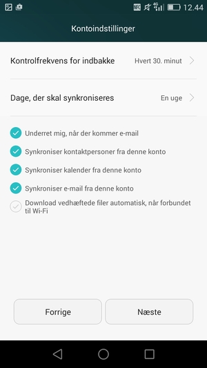 Vælg Næste