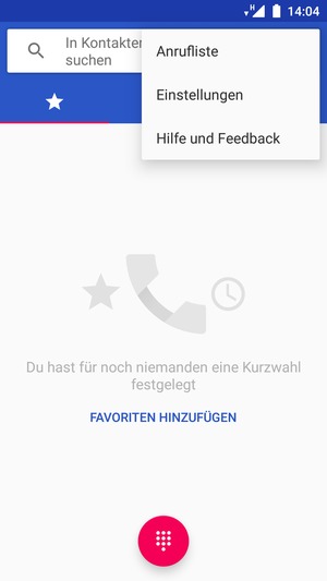 Wählen Sie Einstellungen