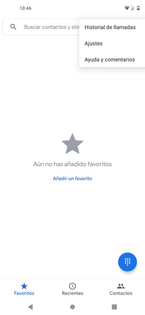 Seleccione Ajustes