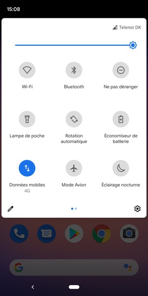 Régler la luminosité au niveau souhaité