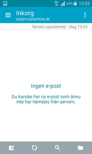 Din Gmail/Hotmail är klar att användas