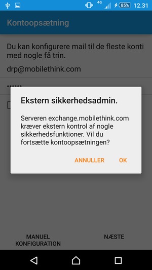 Vælg OK