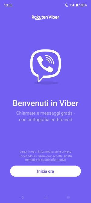 L'app è pronta per l'uso