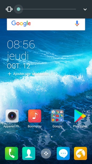 Appuyez une fois de plus pour passer en mode vibreur, qui est approuvé par une courte vibration